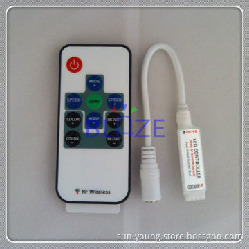 RF RGB strip light mini controller 12V 144w
